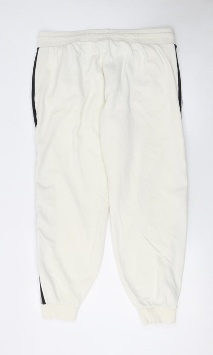 Womens UK Size 3XL FILA Regular Fit Sweatpants White Trousers