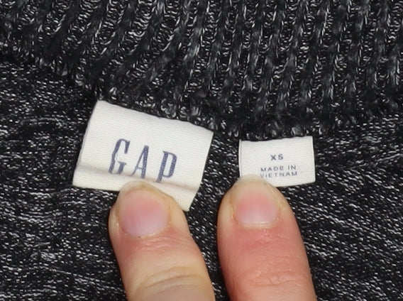 Womens UK Size XS Gap Grey Cardigan Jumper