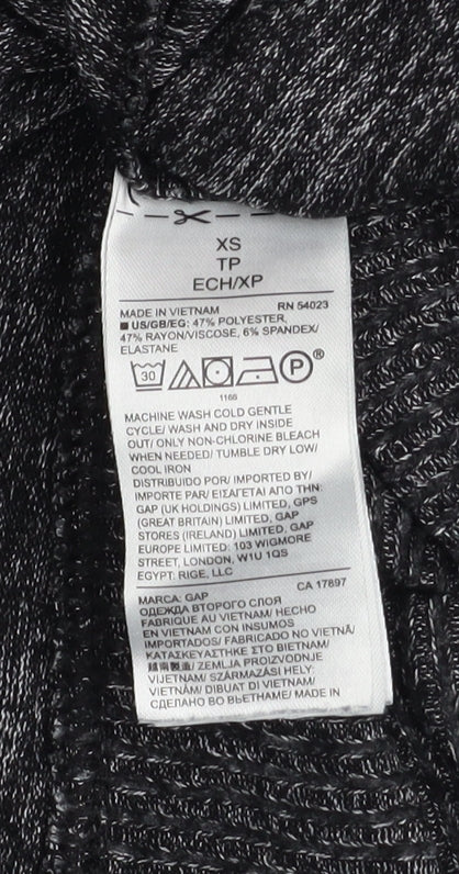 Womens UK Size XS Gap Grey Cardigan Jumper
