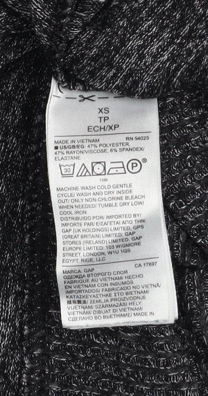 Womens UK Size XS Gap Grey Cardigan Jumper