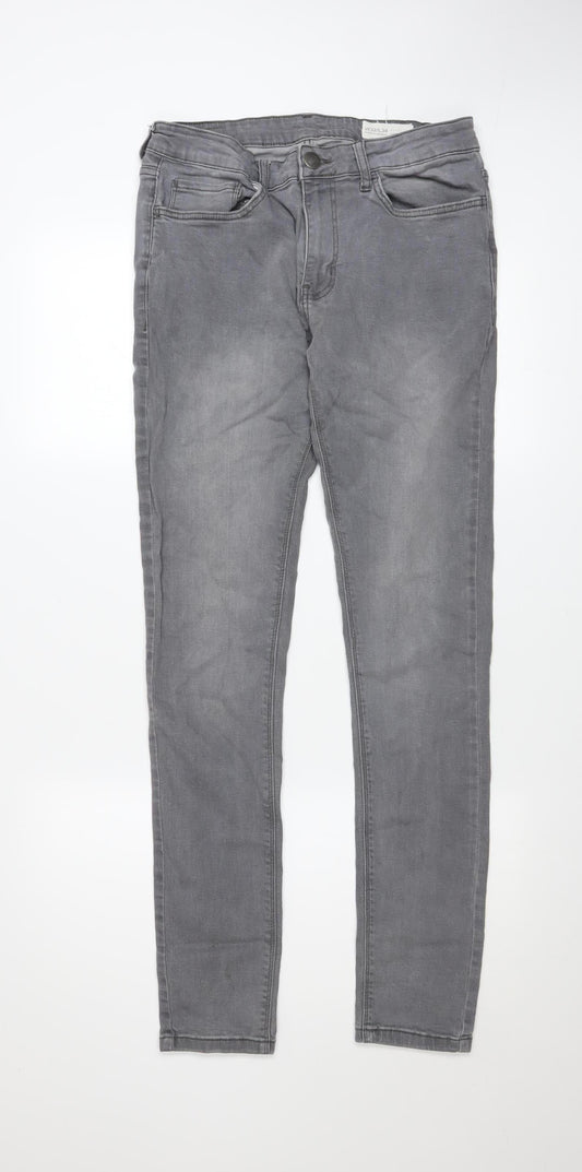 Mens UK Size M denim co Slim Fit Skinny Grey Jeans