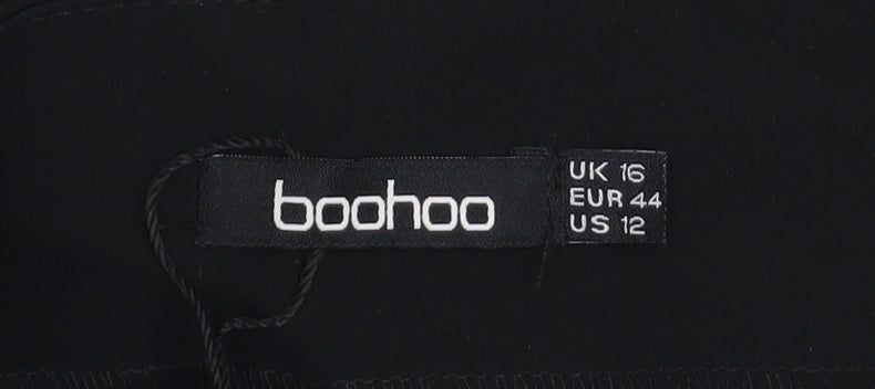 Womens UK Size 16 Boohoo Straight & Pencil Jersey Skirt