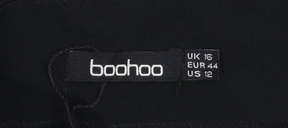 Womens UK Size 16 Boohoo Straight & Pencil Jersey Skirt
