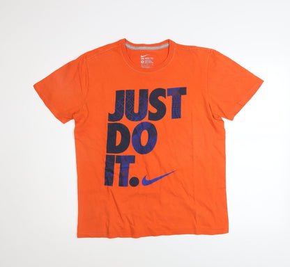 Mens UK Size M Nike Orange  T-Shirt