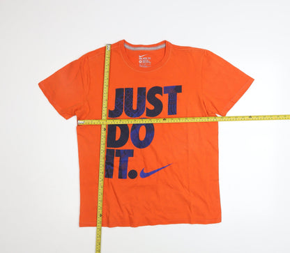 Mens UK Size M Nike Orange  T-Shirt