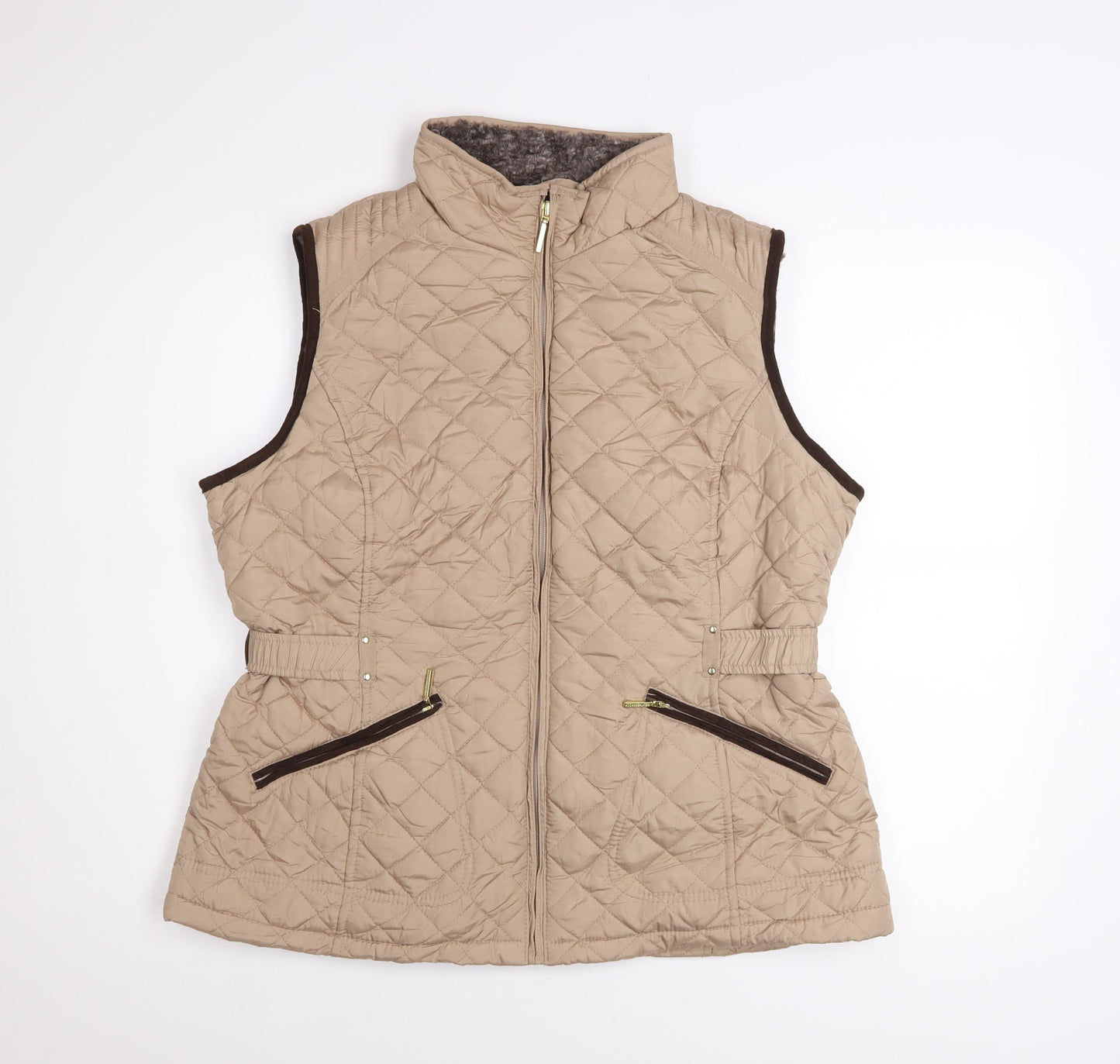 Womens UK Size L Weatherproof Beige Quilted Coat