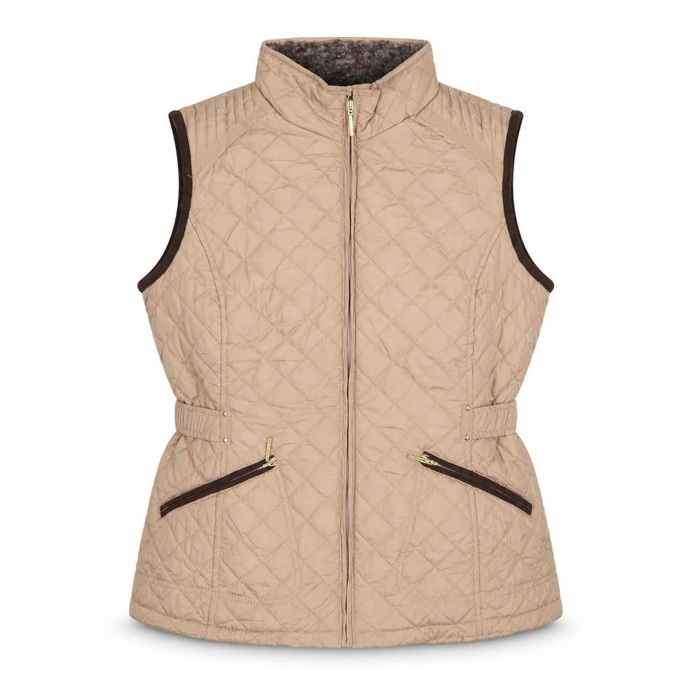 Womens UK Size L Weatherproof Beige Quilted Coat