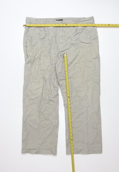 Mens UK Size L Cedarwood State Regular Fit Chino Beige Trousers