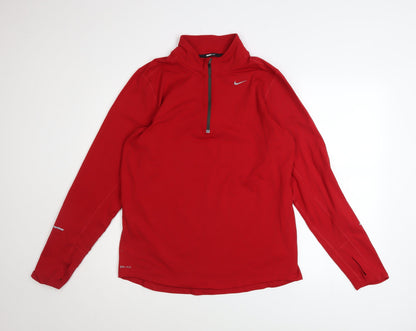 Mens UK Size M Nike Red Pullover Sweatshirt