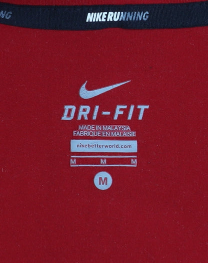 Mens UK Size M Nike Red Pullover Sweatshirt