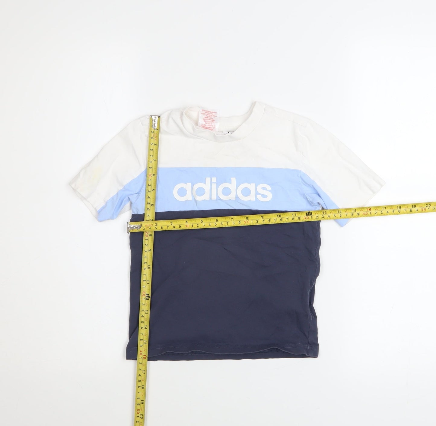 Boys UK Size 6-7 Years adidas Multicoloured Basic T-Shirt