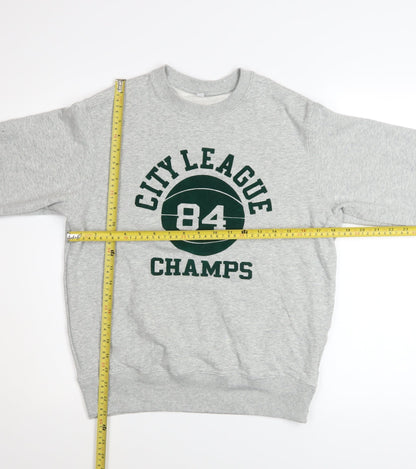 Uniqlo Boys Grey City League Champs Pullover Sweatshirt 13 Years