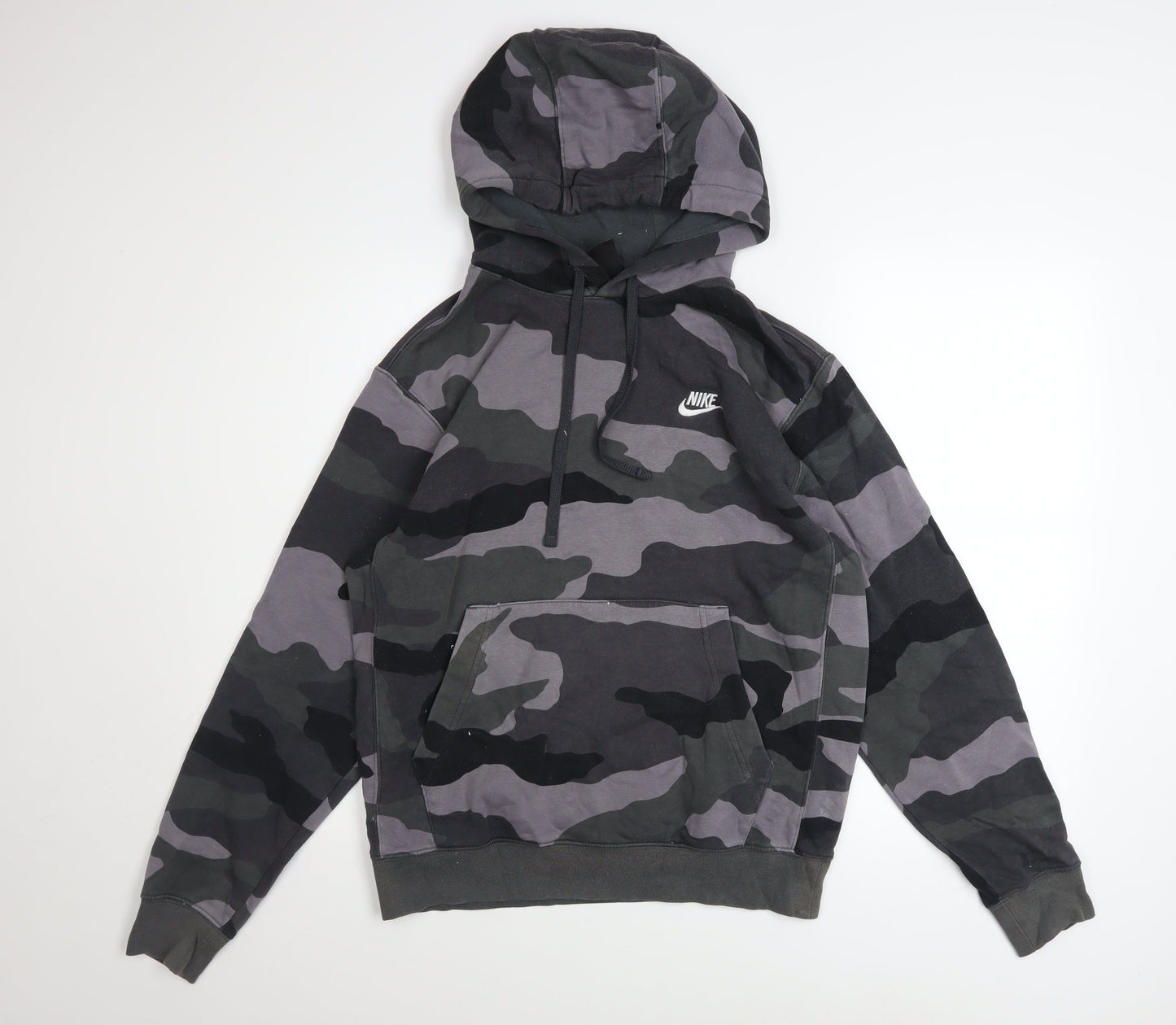 Mens UK Size S Nike Multicoloured Pullover Hoodie