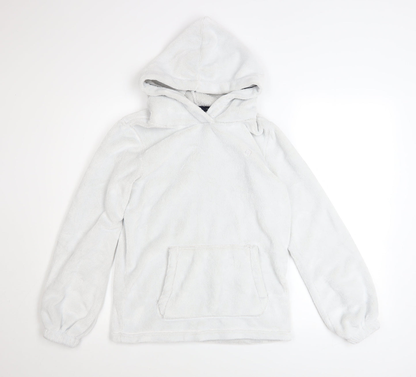 Girls UK Size 12-13 Years FatFace White Pullover Hoodie