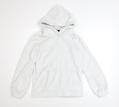 Girls UK Size 12-13 Years FatFace White Pullover Hoodie
