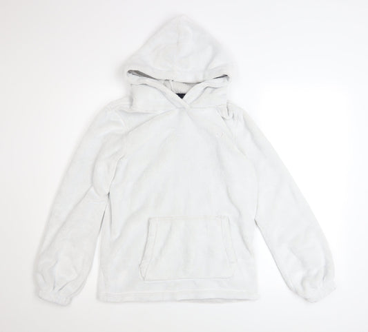 Girls UK Size 12-13 Years FatFace White Pullover Hoodie