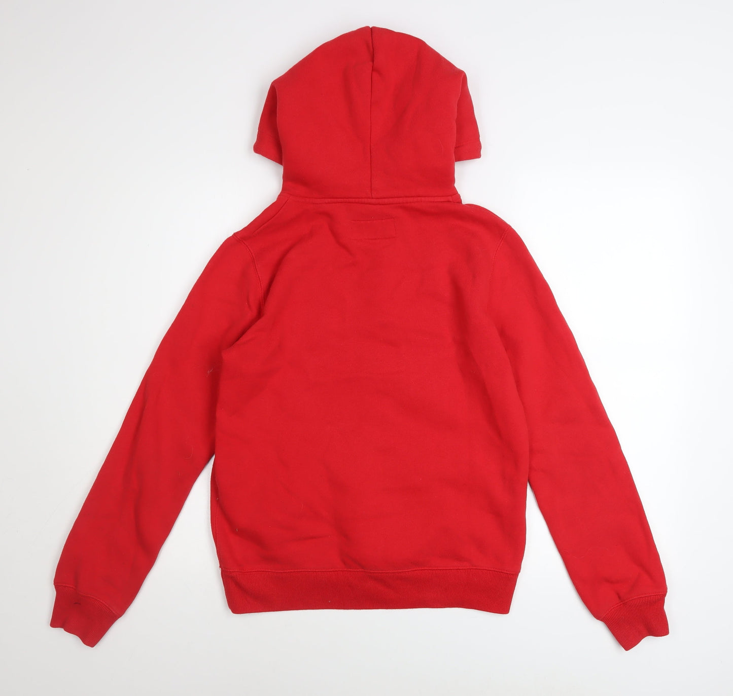 Womens UK Size 10 Jack Wills Red Pullover Hoodie