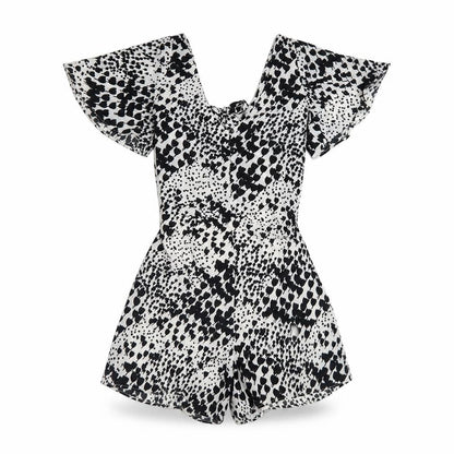 Womens UK Size S Zara One-Piece Black Playsuit