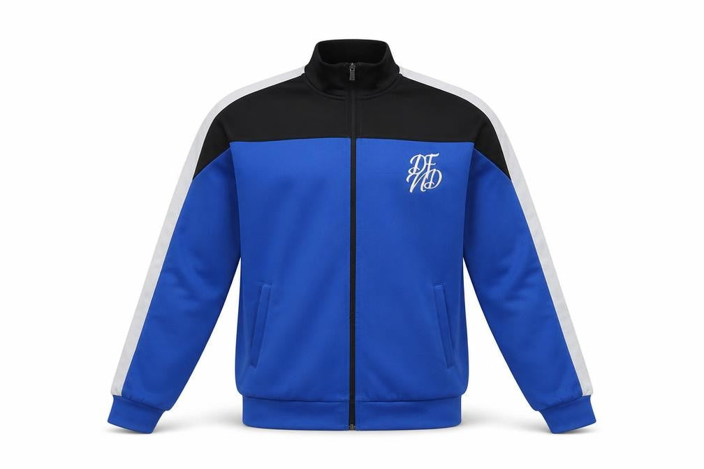 Mens UK Size S DFND Blue Gym & Training Running & Jogging Football Casual Jacket