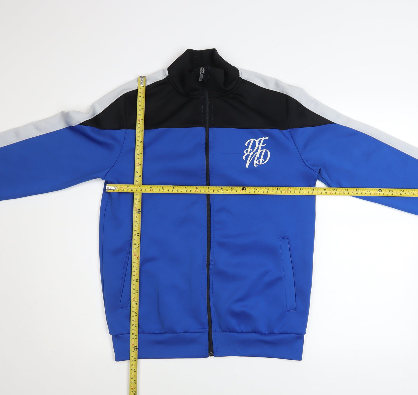 Mens UK Size S DFND Blue Gym & Training Running & Jogging Football Casual Jacket