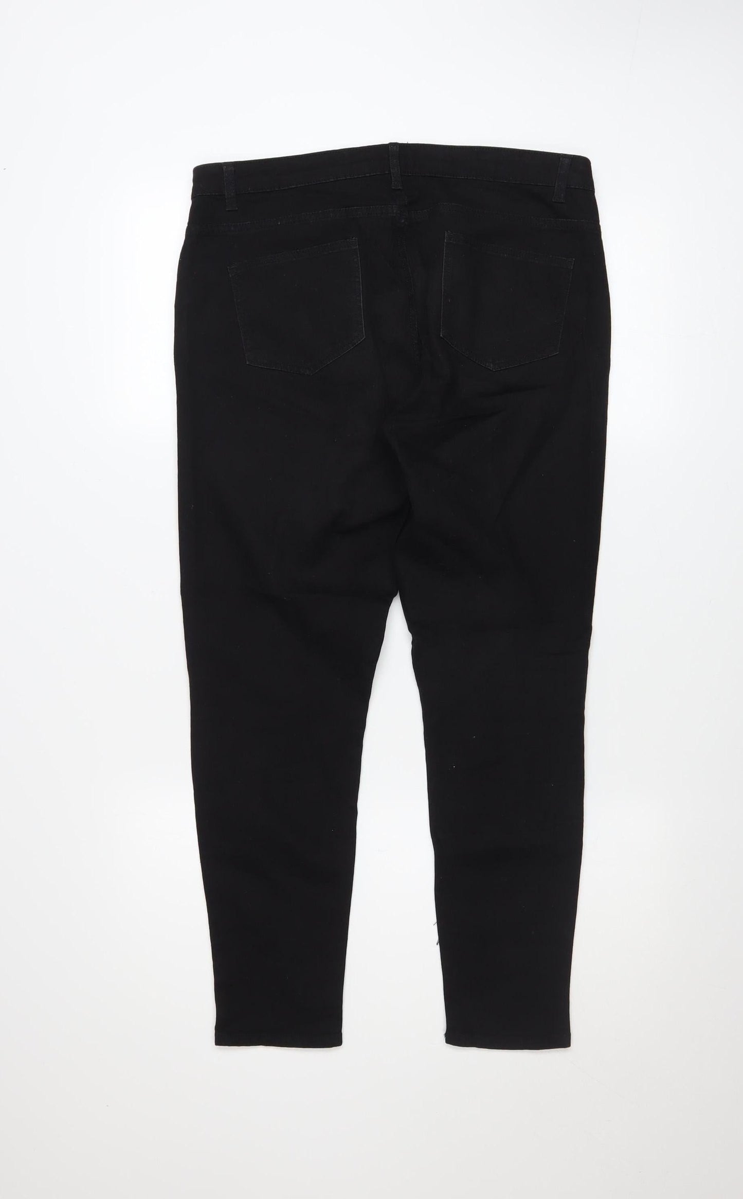 Womens UK Size 14 Denim Co. Slim Fit Skinny Black Jeans