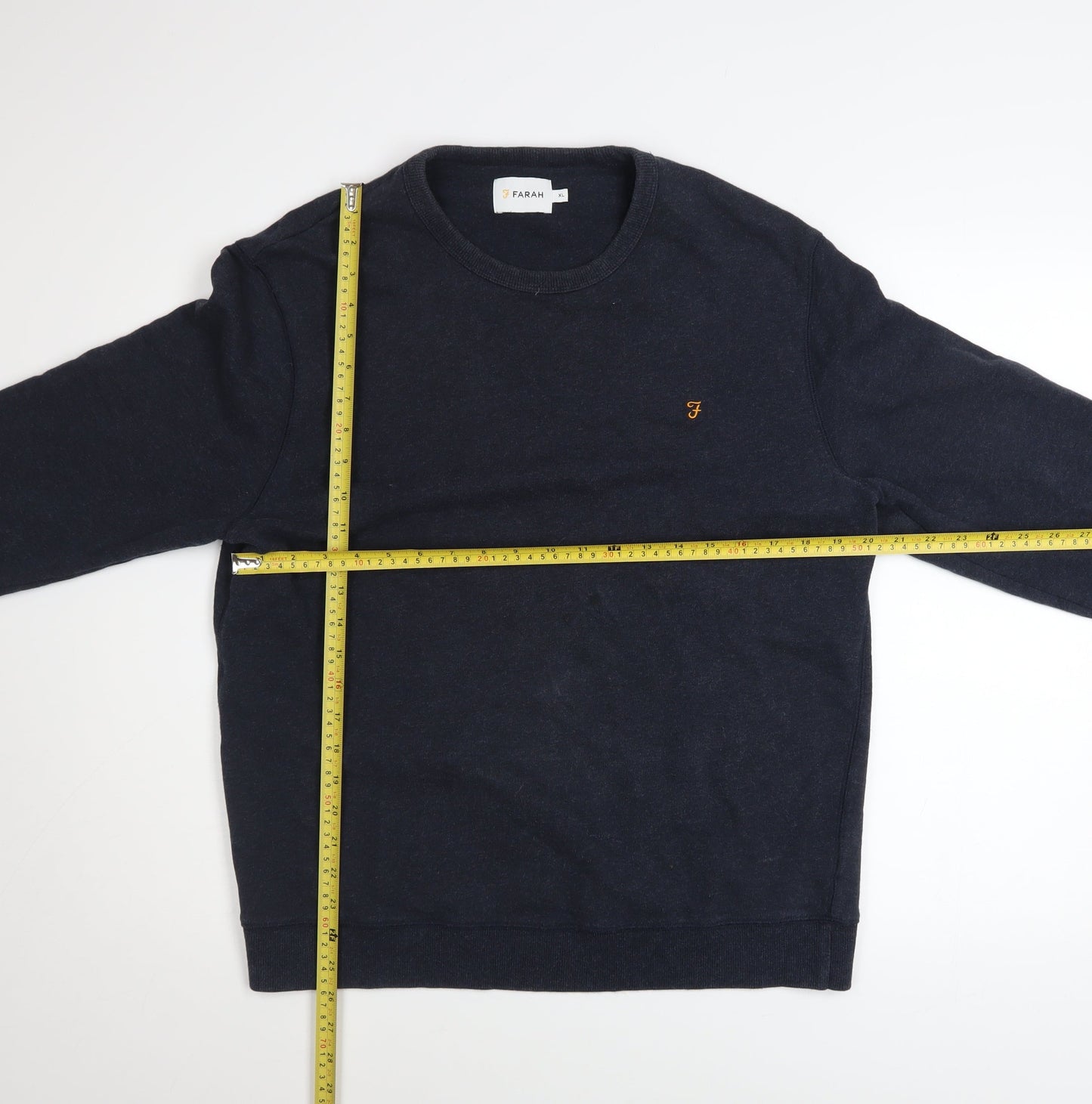 Mens UK Size XL Farah Blue Pullover Sweatshirt