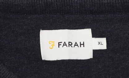 Mens UK Size XL Farah Blue Pullover Sweatshirt