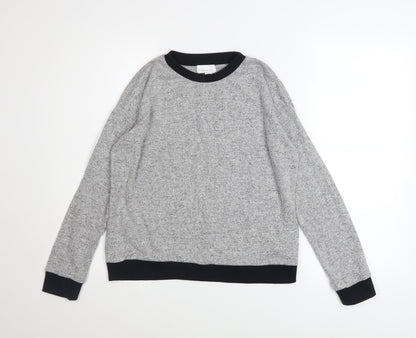 Womens UK Size S Topshop Grey Pullover Sweatshirt