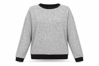 Womens UK Size S Topshop Grey Pullover Sweatshirt
