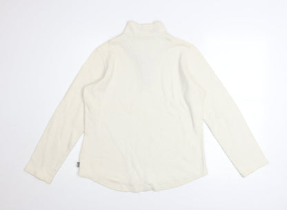 Womens UK Size 12 Maine New England Ivory Pullover Sweatshirt