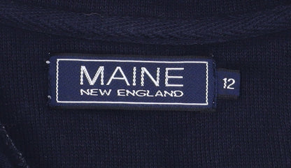 Womens UK Size 12 Maine New England Ivory Pullover Sweatshirt