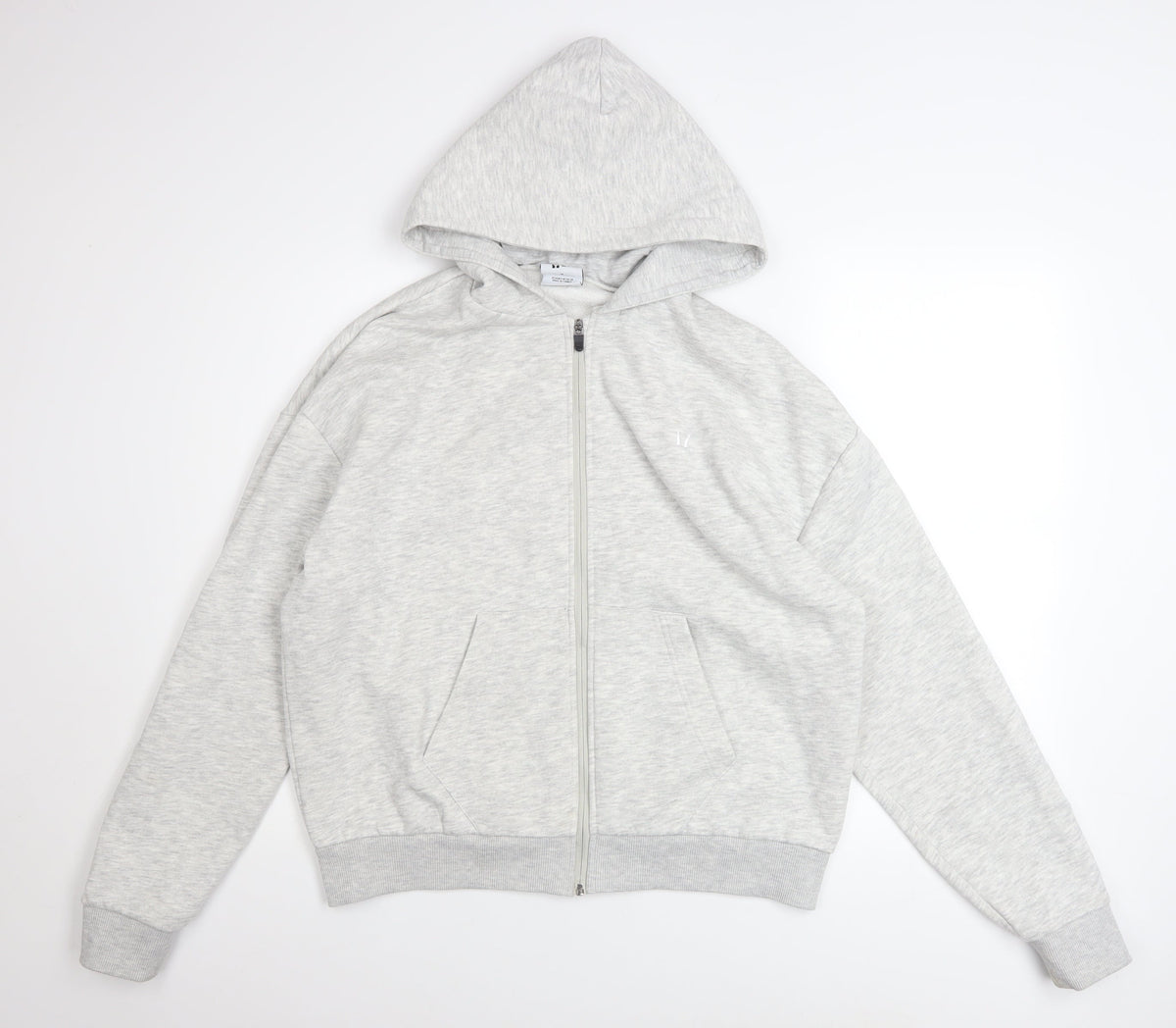 Mens UK Size M MP Grey Full Zip Hoodie
