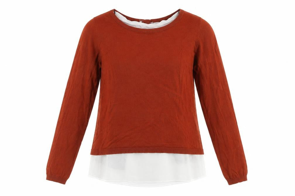 Womens UK Size S H&M Brown Pullover Jumper