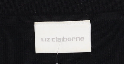 Womens UK Size S Liz Claiborne Black Pullover Jumper