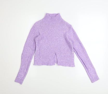 Womens UK Size 8 Massimo Dutti Purple Pullover Jumper