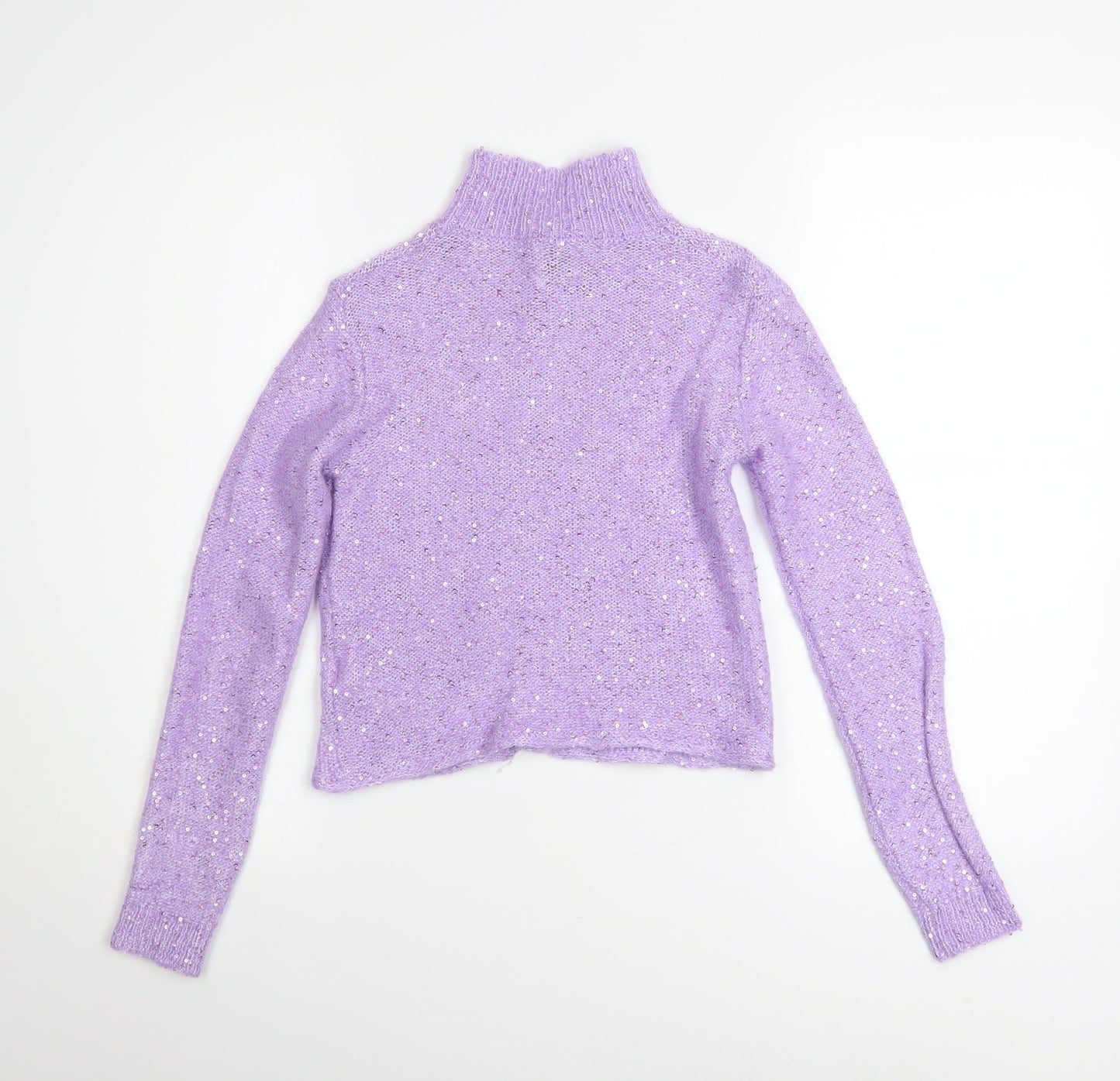 Womens UK Size 8 Massimo Dutti Purple Pullover Jumper