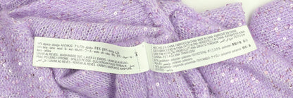 Womens UK Size 8 Massimo Dutti Purple Pullover Jumper