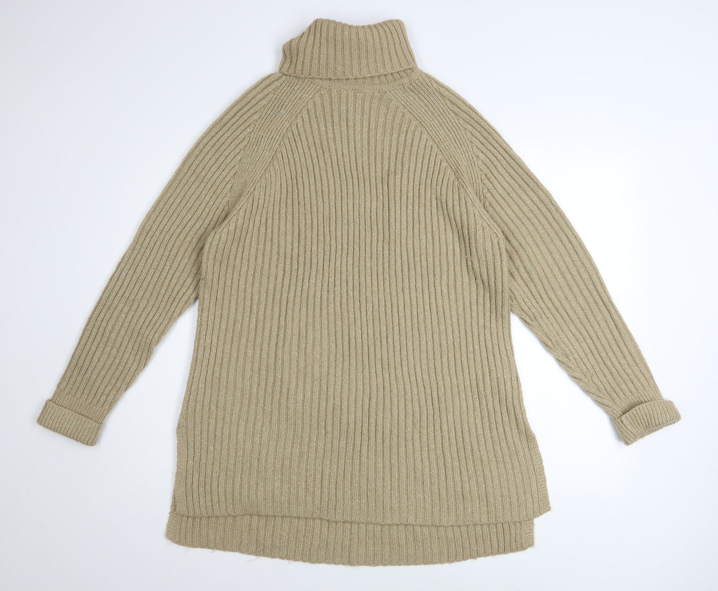 Womens UK Size L Marks and Spencer Beige Pullover Jumper