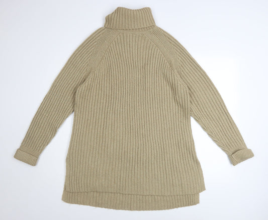 Womens UK Size L Marks and Spencer Beige Pullover Jumper