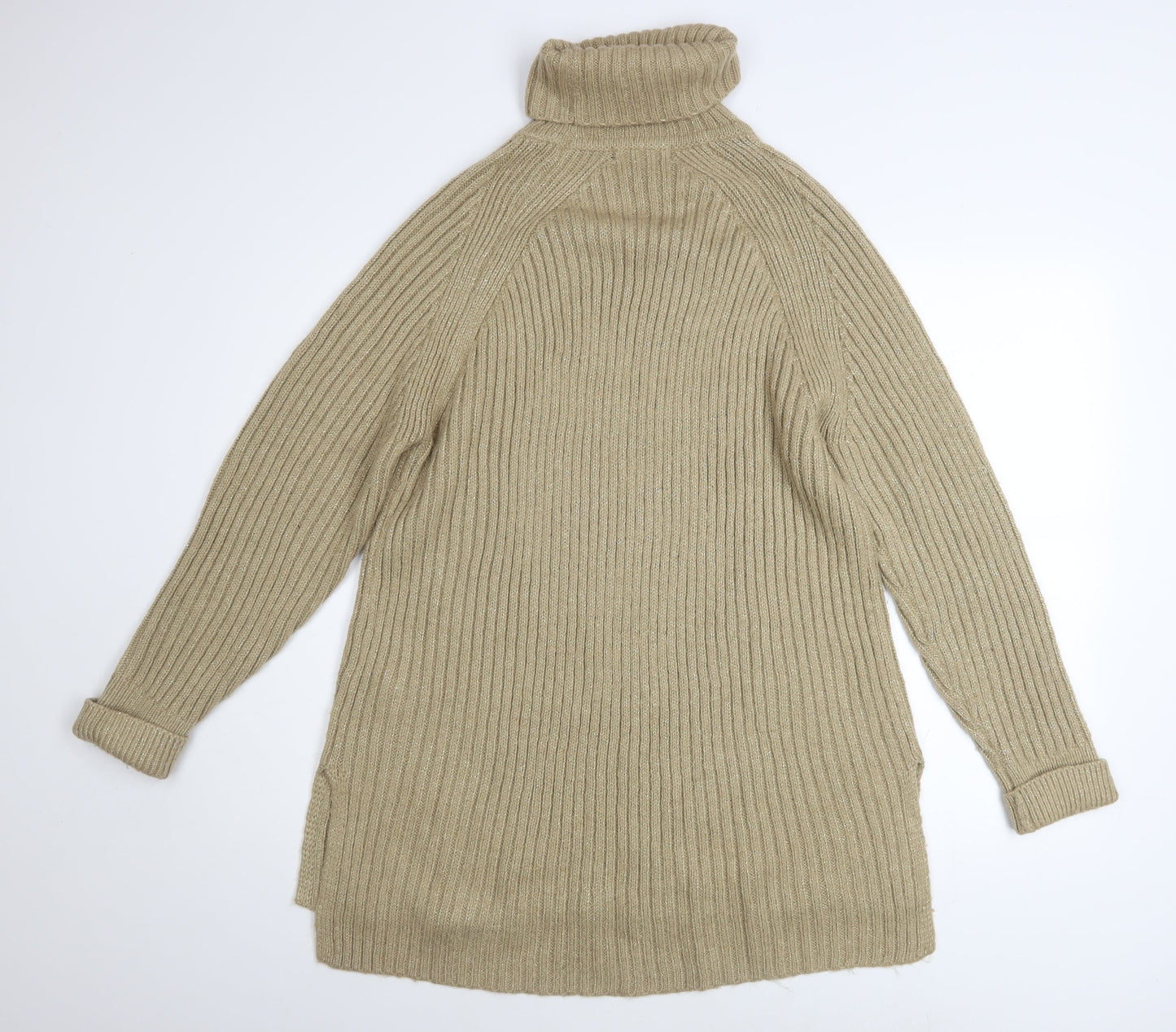 Womens UK Size L Marks and Spencer Beige Pullover Jumper