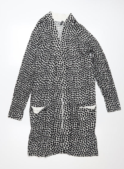 Womens UK Size 8/10 Capsule Black Cardigan Jumper