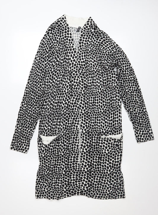 Womens UK Size 8/10 Capsule Black Cardigan Jumper