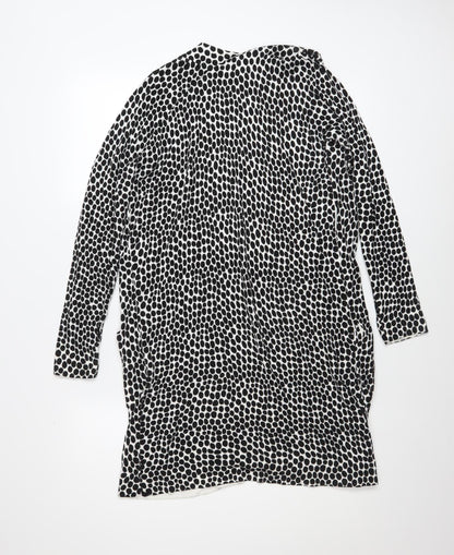 Womens UK Size 8/10 Capsule Black Cardigan Jumper