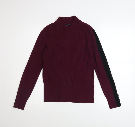 Womens UK Size 12 Marks and Spencer Purple Pullover Jumper