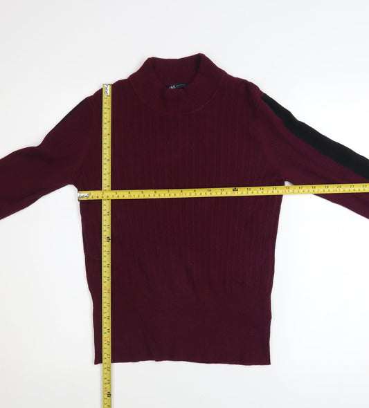 Womens UK Size 12 Marks and Spencer Purple Pullover Jumper