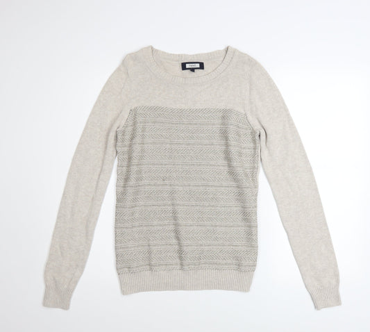 Womens UK Size 10 NEXT Beige Pullover Jumper