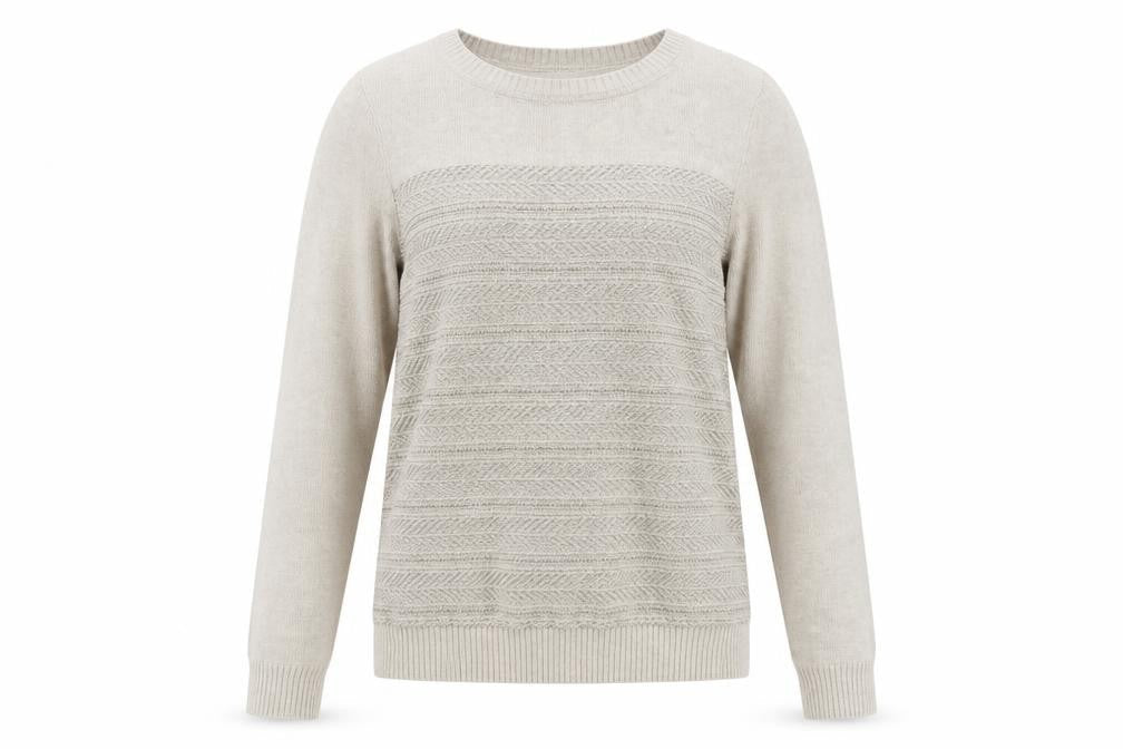 Womens UK Size 10 NEXT Beige Pullover Jumper