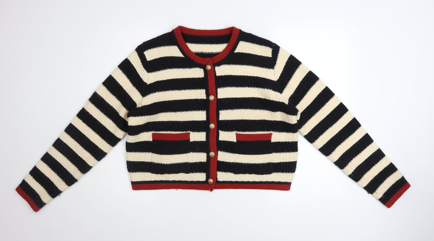 Womens UK Size L Cider Multicoloured Cardigan Jumper