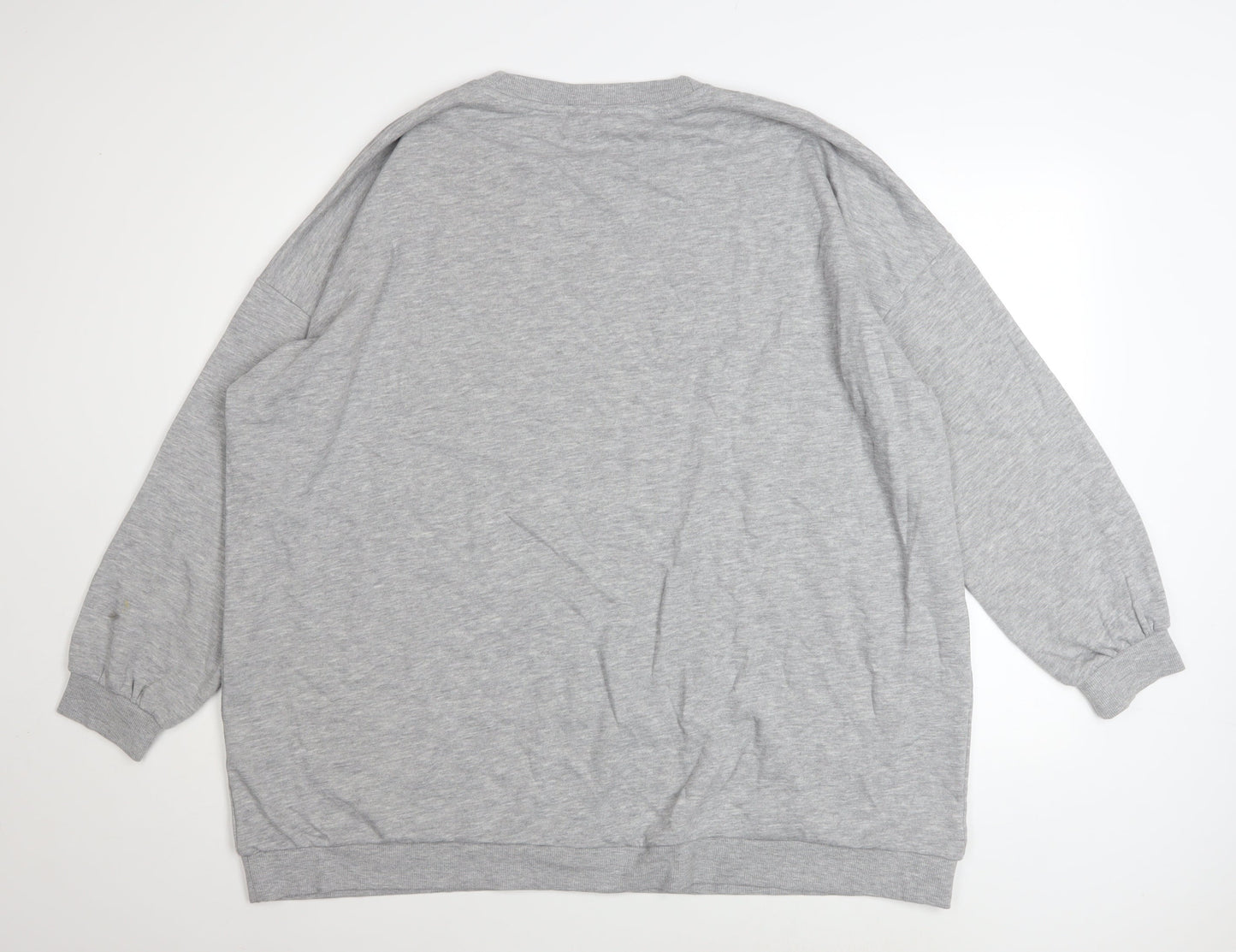 Womens UK Size 18 Noisy may Grey Pullover Sweatshirt