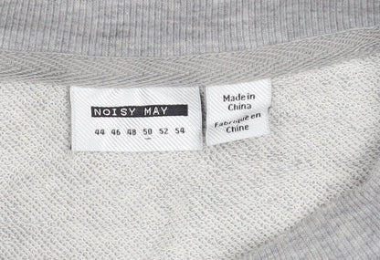 Womens UK Size 18 Noisy may Grey Pullover Sweatshirt